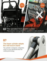 TYPHON TERROR On Tracks VIII Heavy-Duty Mini Excavator – 800kg Ultra-Compact Digger with High-Resistance Rubber Tracks