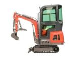 TYPHON TERROR ONE 1.1-Ton Mini Cabin Excavator – High-Performance Micro Crawler Trench Digger with Enclosed Cab