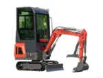 TYPHON TERROR ONE 1.1-Ton Mini Cabin Excavator – High-Performance Micro Crawler Trench Digger with Enclosed Cab