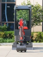 TYPHON TERROR ONE 1.1-Ton Mini Cabin Excavator – High-Performance Micro Crawler Trench Digger with Enclosed Cab