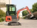 TYPHON TERROR ONE 1.1-Ton Mini Cabin Excavator – High-Performance Micro Crawler Trench Digger with Enclosed Cab