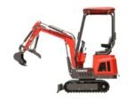 TYPHON TERROR ONE STORM 1-Ton Mini Excavator – High-Performance Micro Crawler Trench Digger with Protective Canopy