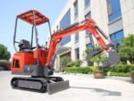 TYPHON TERROR ONE STORM 1-Ton Mini Excavator – High-Performance Micro Crawler Trench Digger with Protective Canopy