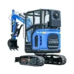 TYPHON TERROR X2 2.7-Ton Mini Excavator – Kubota V1505 Diesel Engine EPA-Certified Heavy-Duty Crawler Digger