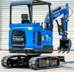 TYPHON TERROR X2 STORM 2.5-Ton Mini Excavator – Kubota V1505 25HP Diesel Engine EPA-Certified Crawler Digger