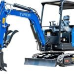 TYPHON TERROR X2 STORM 2.5-Ton Mini Excavator – Kubota V1505 25HP Diesel Engine EPA-Certified Crawler Digger