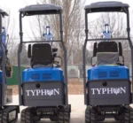 TYPHON TERROR XI Heavy-Duty Mini Excavator – 1-Ton 13.5HP Briggs & Stratton Engine EPA-Certified Crawler Digger