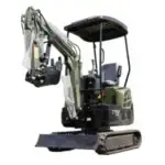 TYPHON TERROR XIII 1.3-Ton Mini Excavator – High-Performance Micro Crawler Trench Digger with Protective Canopy & Advanced Hydraulics
