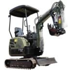 TYPHON TERROR XIII 1.3-Ton Mini Excavator – High-Performance Micro Crawler Trench Digger with Protective Canopy & Advanced Hydraulics