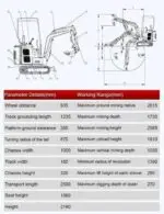 TYPHON TERROR XV STORM 1.05-Ton Mini Excavator – High-Performance Crawler Trench Digger with Protective Canopy