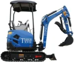 TYPHON TERROR XVII Heavy-Duty Mini Excavator – 3800 lbs Rubber Track Digger with Kubota D902 Diesel Engine