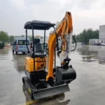 TYPHON TERROR XVIII Heavy-Duty Mini Excavator – 4000 lbs Rubber Track Digger with EPA-Certified Kubota D902 Diesel Engine (Alternative Layout)