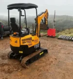 TYPHON TERROR XVIII Heavy-Duty Mini Excavator – 4000 lbs Rubber Track Digger with EPA-Certified Kubota D902 Diesel Engine (Alternative Layout)