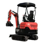 TYPHON TERROR XX Heavy-Duty Mini Excavator – 4000 lbs Rubber Track Digger with Kubota D902 Diesel Engine (Alternative Layout)