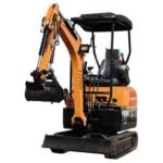 TYPHON TERROR XX Heavy-Duty Mini Excavator – 4000 lbs Rubber Track Digger with Kubota D902 Diesel Engine