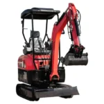 TYPHON TERROR XX Heavy-Duty Mini Excavator – 4000 lbs Rubber Track Digger with Kubota D902 Diesel Engine (Alternative Layout)