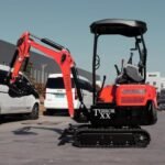 TYPHON TERROR XX Heavy-Duty Mini Excavator – 4000 lbs Rubber Track Digger with Kubota D902 Diesel Engine (Alternative Layout)